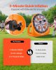 Inflatable Soccer Dart Board over 6 ft with 4 Kick Ball 6 Darts 6 Axe Pump
