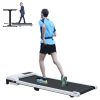 Walking Pad with Quiet 2.0 HP Brushless Motor, Countdown Modes, Spacious Running Area, 220 lbs Weight Capacity for Home or Office Workouts