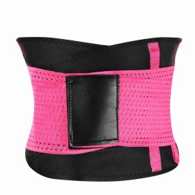 Waist Trainer Trimmer Slimming Belt Waist Cincher Trimmer Slimming Body Shaper Sport Girdle Belt Body Abdominal Shapewear for Office Ladies Postpartum (Option: 2Xl_RoseRed)