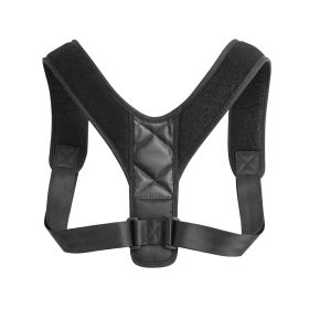 Back Posture Corrector Adjustable Upper Back Braces Clavicle Support Device Shoulder Neck Pain Relief for Men Women (Option: )