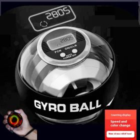 Metal Wrist Ball Fitness Gyro Arm Strength Muscle Training (Option: Intelligent counting rope  bag)