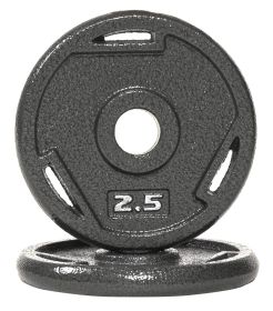 Only Supports Self Pickup  Cast Iron Flat Weight Plates For Strength Training And Weight Lifting, Olympic Or Standard, Multiple Sizes (Option: Two point five)