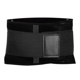 Unisex Back Support Belt Lumbar Lower Waist Brace Wrap Band Double Adjustable Pain Relief Sports Strip Trimmer for Back Pain, Herniated Disc, Sciatica (Option: Black)