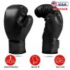 Boxing Gloves PU Leather Punching Gloves Full Finger Fighting Gloves Training Mitts for Men and Women for MMA Muay Thai Kick Boxing