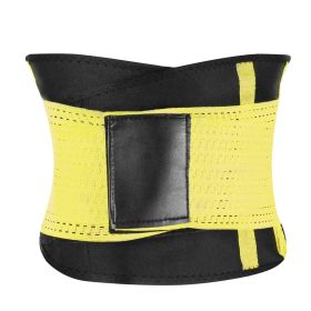 U-Shaped Slimming Waist Belt Body Abdominal Shapewear Sport Tummy Cincher Bands Office Ladies Postpartum Mothers (Option: 2XL_Yellow)