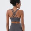 Nylon Top Women Bra Sexy Top Woman Breathable Underwear Women Fitness Yoga Sports Bra For Women Gym 22 Colors