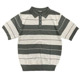Charlie Brown Shirt Short Sleeve Polo (Color: DARKGREY GREY, size: 4XL)