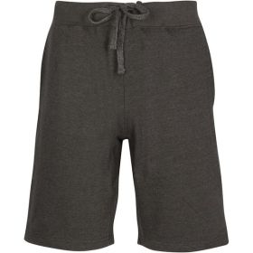Fleece Sweat Shorts (Color: Charcoal, size: M)