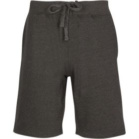 Fleece Sweat Shorts (Color: Charcoal, size: L)
