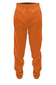 Weiv Solid Sweat Pant Joggers (Color: Orange, size: XL)