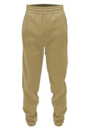 Weiv Solid Sweat Pant Joggers (Color: Khaki, size: L)