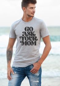 Go Ask Your Mom Softstyle Dad Tee (Color: Oxford Grey, size: S)