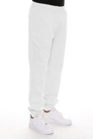 Little Better Premium Cotton Sweat Pant (Color: White, size: S)