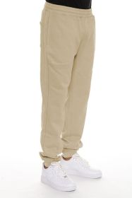 Little Better Premium Cotton Sweat Pant (Color: Khaki, size: M)