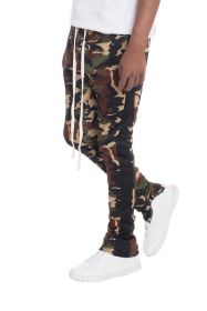 NEUTRAL BLACK CAMO TRACK PANTS (Color: Black, size: 2XL)