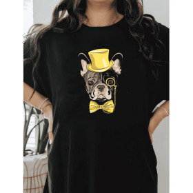 Casual Women's Cotton T-Shirt with Bow Detail - Trendy and Comfortable for Every Season (Style: 69)