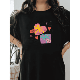 Casual Women's Cotton T-Shirt with Bow Detail - Trendy and Comfortable for Every Season (Style: 73)