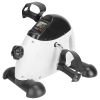Stationary Under Desk Bike Pedal Exerciser Arm Leg Exerciser with LCD Screen Mini Exercise Cycle Bike