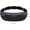Breathable Invisible Running Waist Pack - Nylon with Lock Closure, Reflective Strips & Multiple Pockets for Hiking, Dog Walking