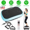 Vibration Exercise Machine With Resistant Bands Remote Control Whole Body Vibration Platform Workout Equipment Home Fitness Training Equipment For Wei